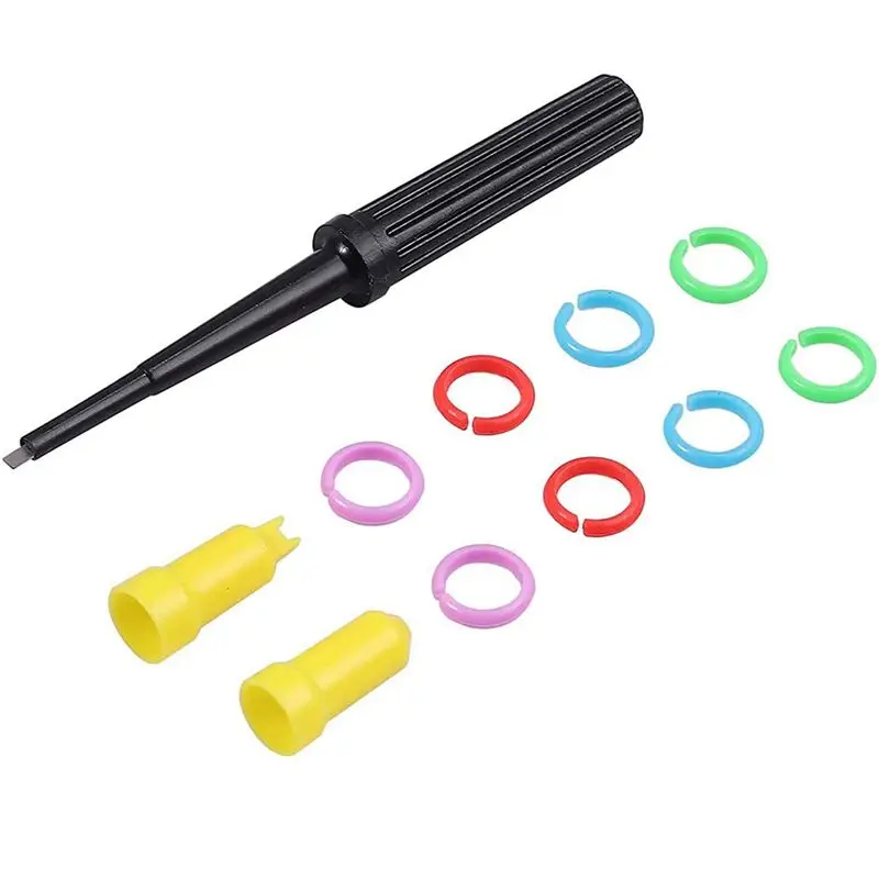 A003 P6100 100 MHz Oscilloscope Clip Probes with BNC to Test Lead Kit
