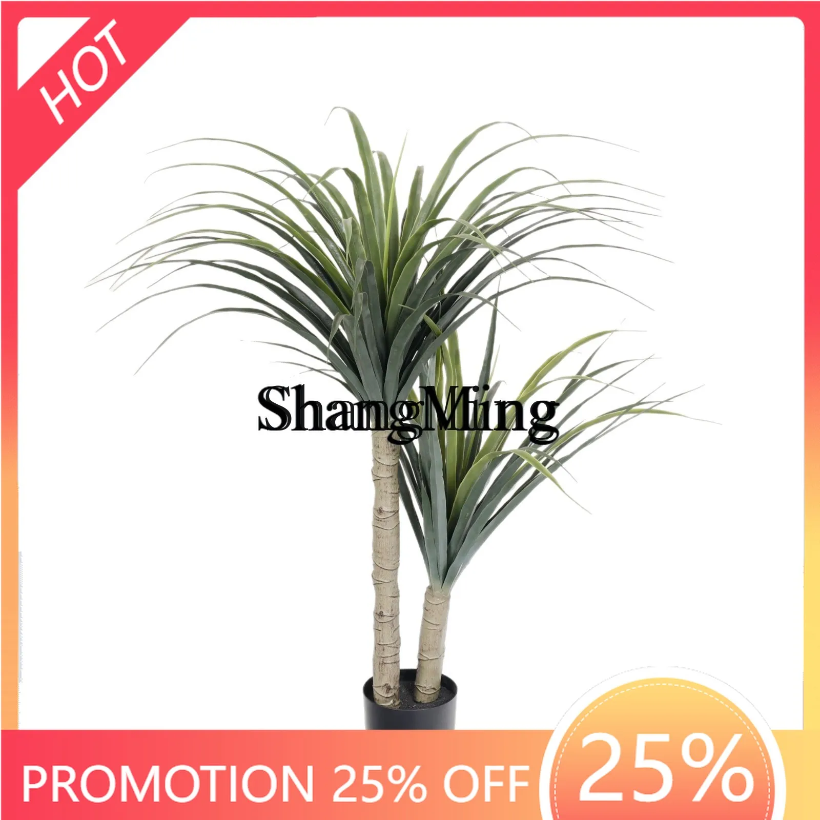 

FG Artificial Dracaena Large Floor Fake Green Plant Potted Indoor Living Room Decorative Ornament Agave Fake Plant Landscaping