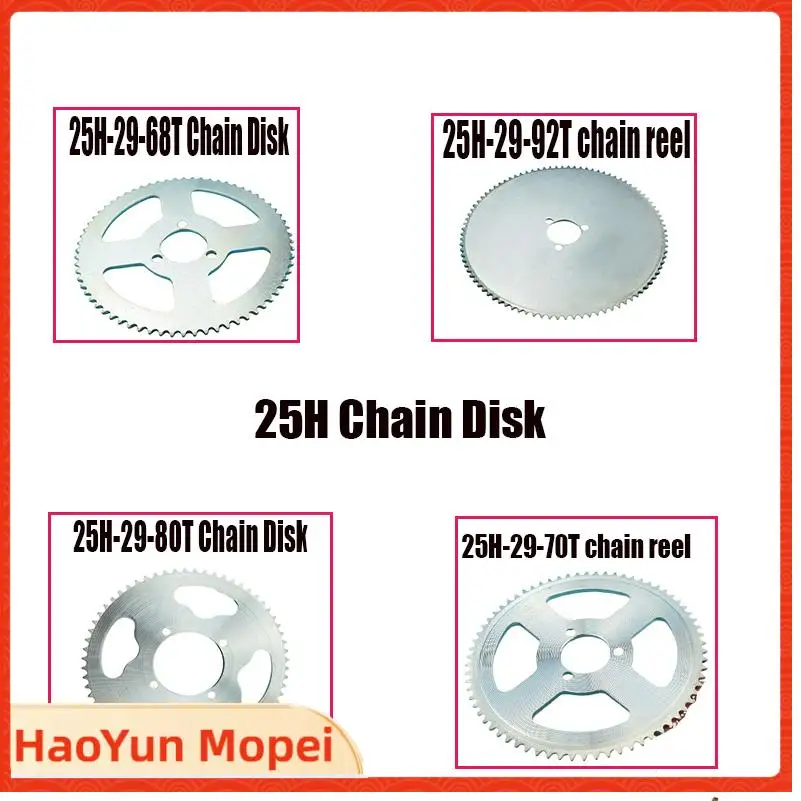25H 68T 29mm 68 Teeth Rear Sprocket For 47cc 49cc Pocket Bike Mini ATV Quad Go Kart Minimoto Motorcycle