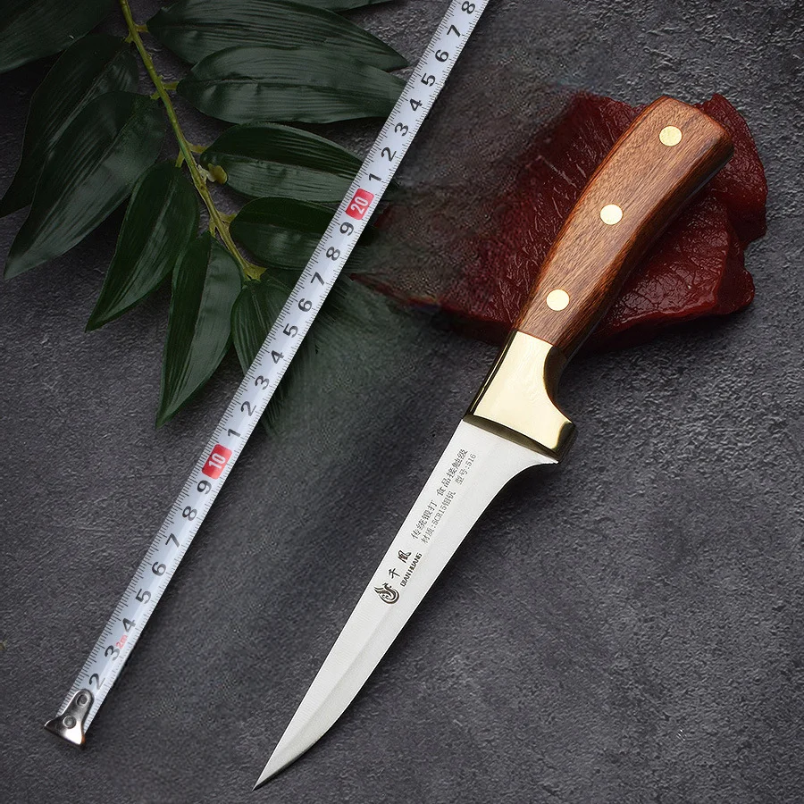 High Quality Thick Bone Knife Kitchen Boning Handmade Forged Srbian Chef Special Knife Professional Meat Butcher Knives Bone Rem