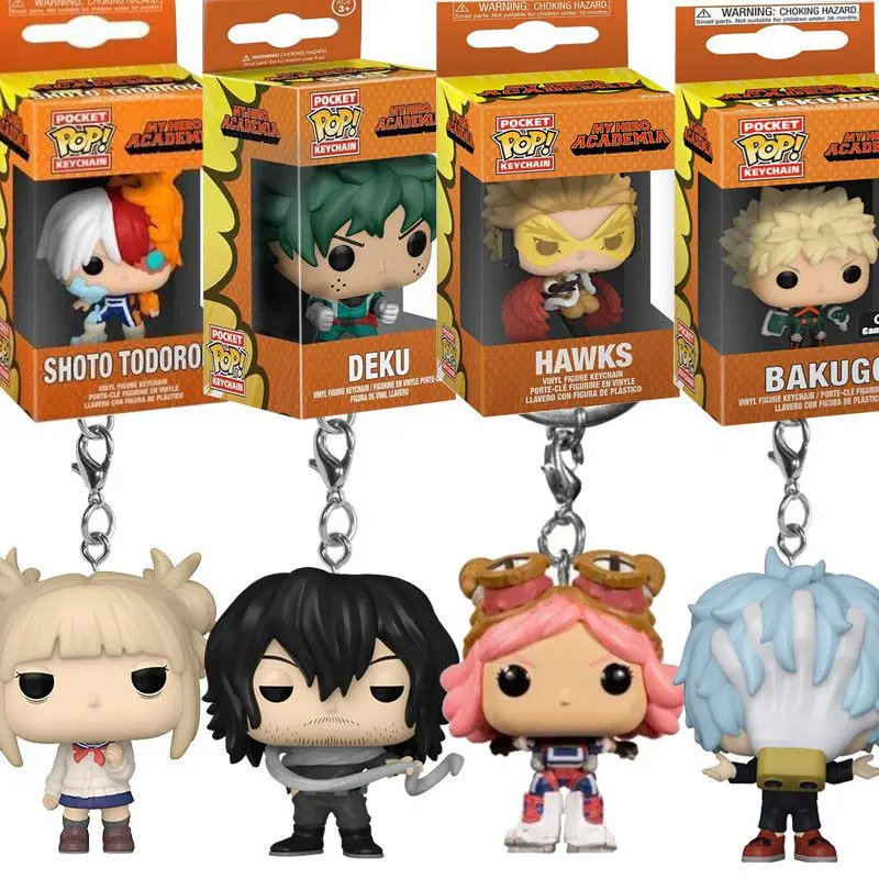 Funko POP Nuevo Funko Pocket My Hero Academia Himiko Toga Kurogiri Shigaraki Deku Bakugo Figuras de Juguete Regalos para Adultos y Niños