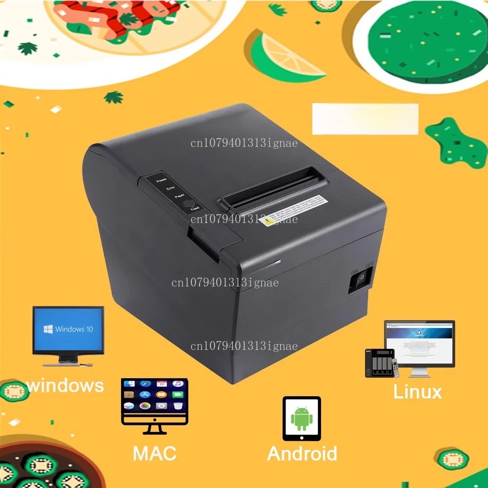 

Хороший принтер Hspos, кухонный принтер UBer для UBerEats для суши-баров, суставов для барбекю и веганских кафе