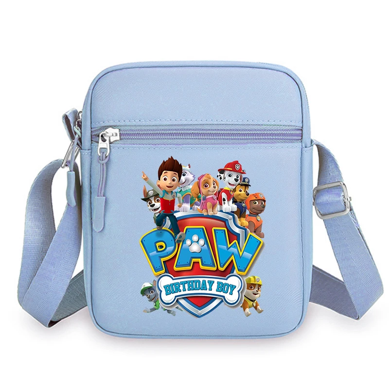 Paw Patrol Single Shoulder Bags Anime Chase Skye Oxford Crossbody Bag Cartoon Cute Phone Messenger Bag Boys Girls Birthday Gift view 3