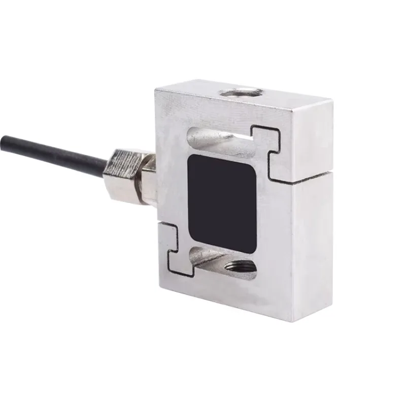FA30 Series Stainless Steel Strain Gauge Wide Range S Beam Load Cell Pull Push 10N-1000N Threaded Mount Force Sensor for