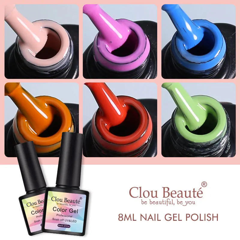 Clou miles-Verhéritage à Ongles Hybride Coloré, Gel UV LED Semi-Continu, Manucure pour Professionnels, 8ml, N64.Supplies