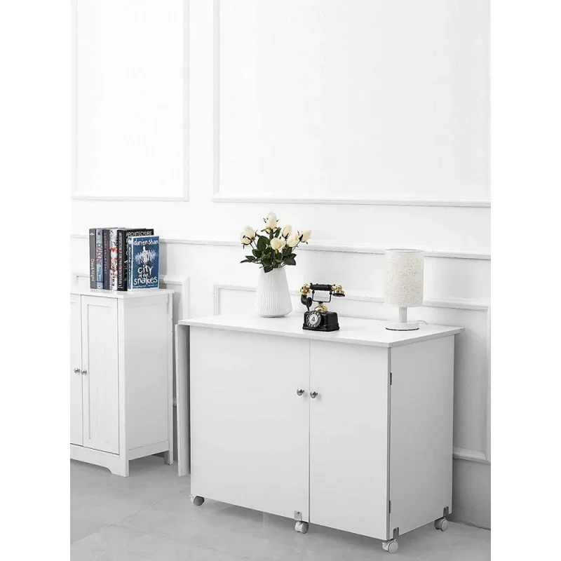Cross-border sewing machine table, folding computer desk, adjustable sewing storage table, compatible with various