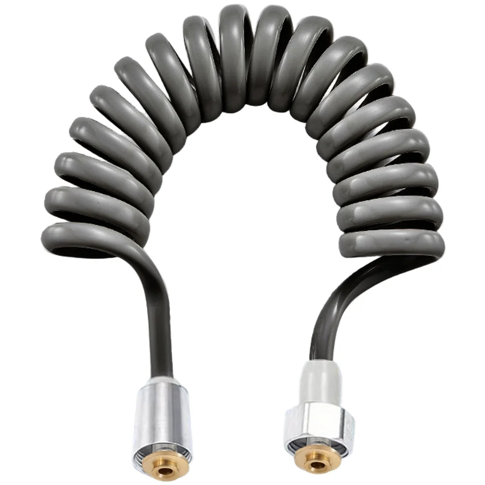 Retractable Telescopic Shower Hose with High Flow Rate for Toilet Bidet Spray Reinforced PU Material 3 Meter to 5 Meter Length