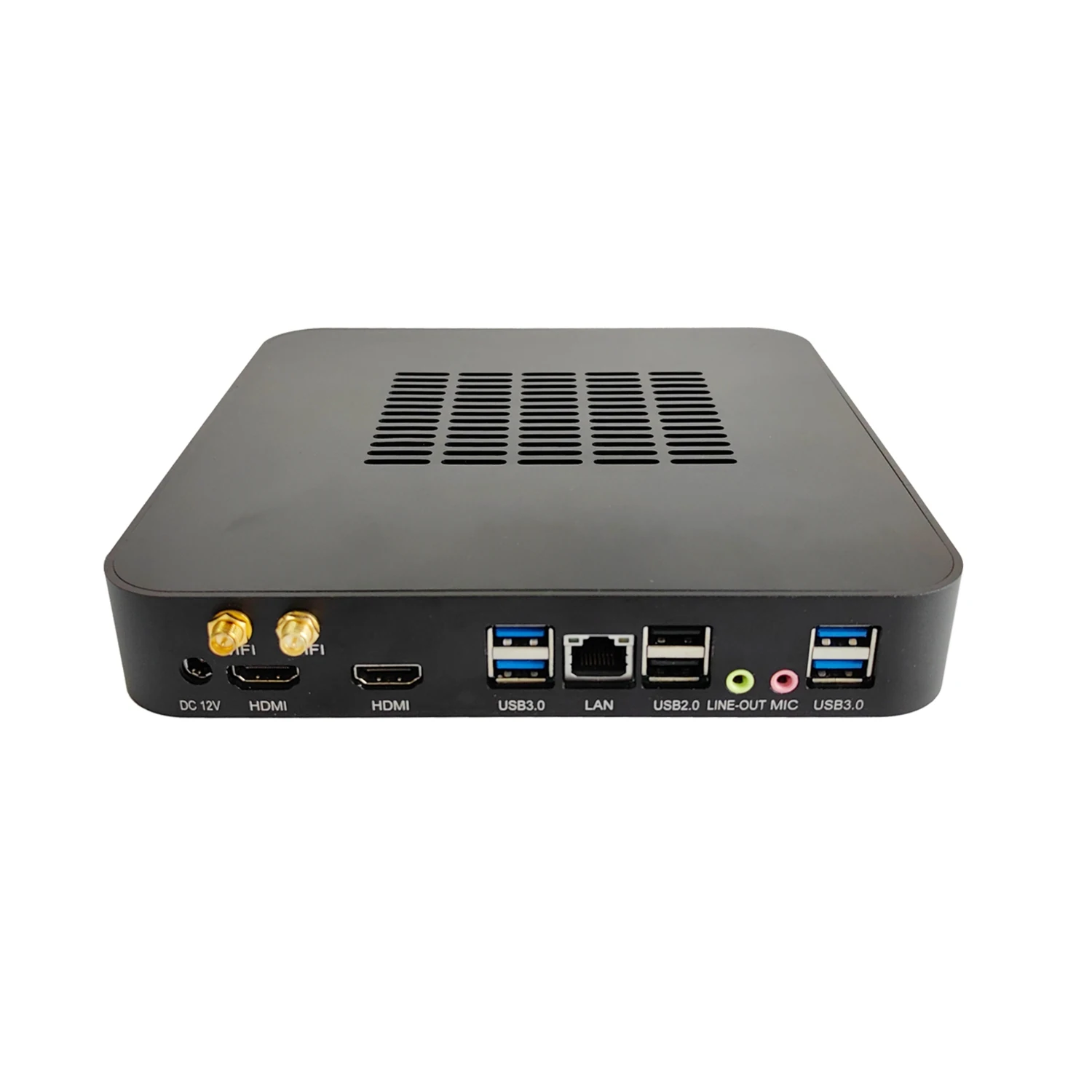 HD4008 Minipc Support 8th to 10th Gen I9/i7/i5 H-Series CPU 4K Dual Mini Computer for Industrial/Gaming Use