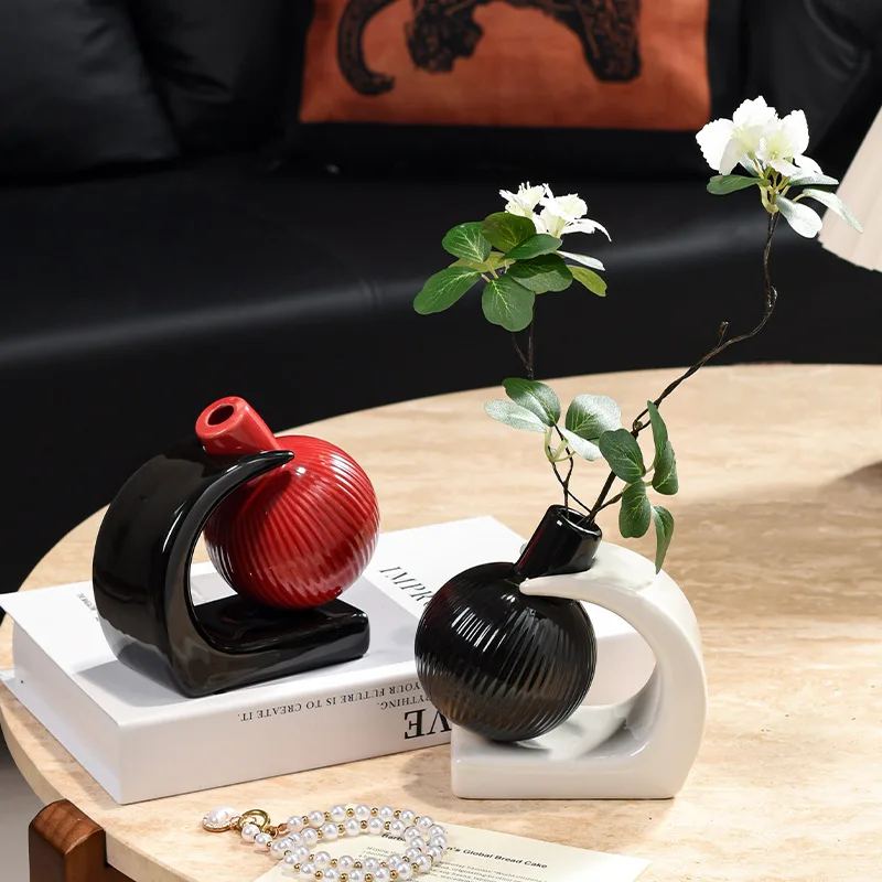 

Exquisite Ceramic Vase, Desktop Dried Flower Decoration, TV Cabinet Decoration Vase, Dining Table, Living Room Decoration