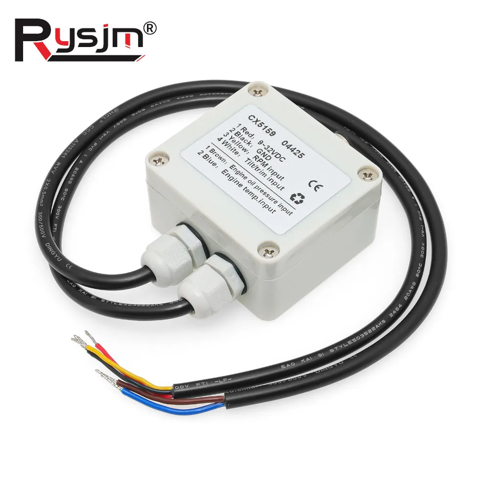 CX5159 Engine Signal Acquisition Converter NMEA2000 Box Convertor for Inboard GAS/Diesel Enigine For Boat Yacht Waterproof 9-32V