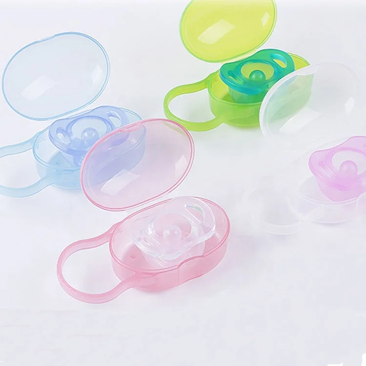 BPA free infant plastic pacifier box/baby pacifer storage case/pacifer case