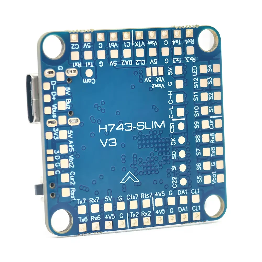 H743 SLIM V3 Controllore di volo FC STM32H743 2-8S Lipo 30,5X30,5mm BEC ICM42688P Supporto AP/BF/INAV per FPV Drone Quadcopter