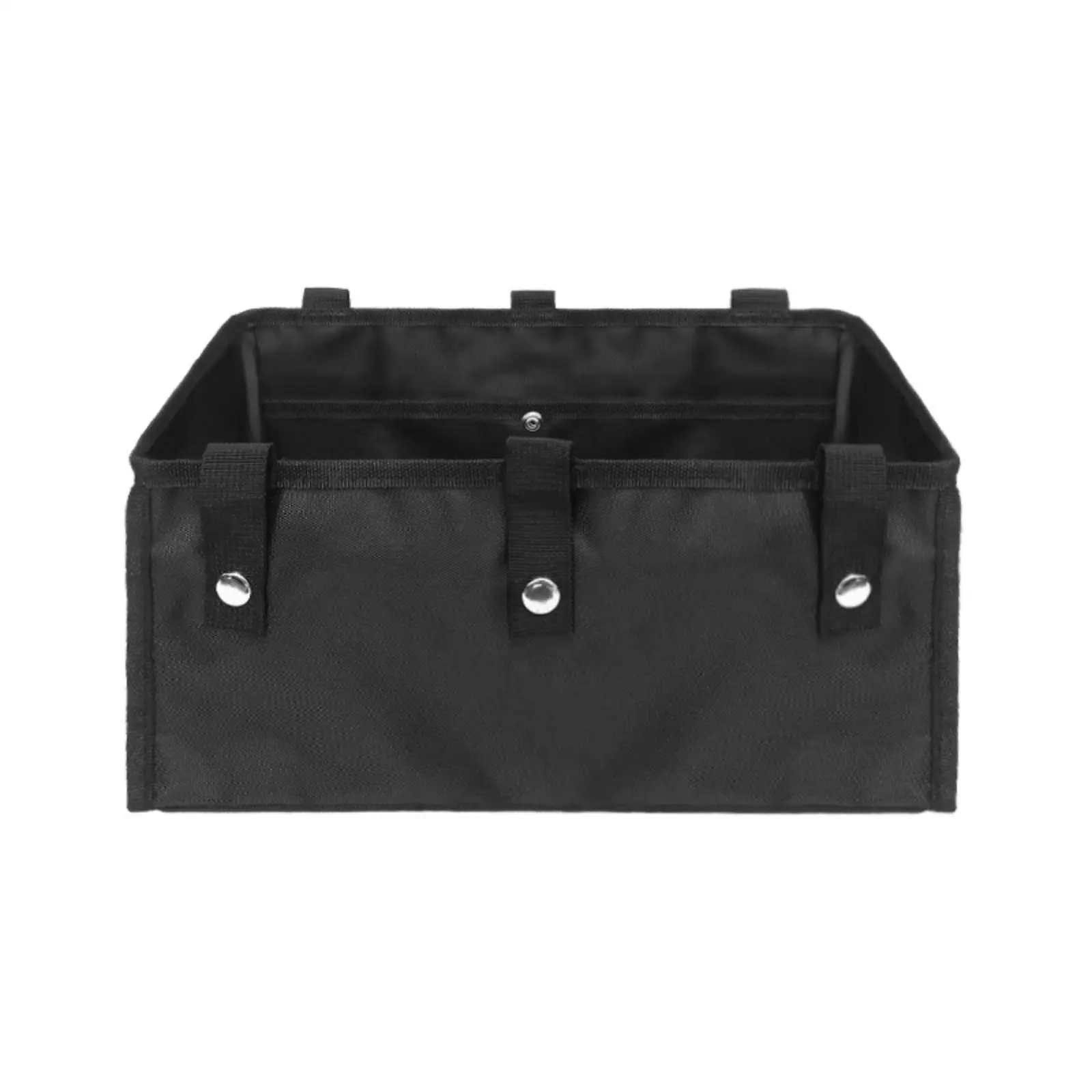 Under Seat Walker Pouch for Rollator Mobility Aid Black Storage Bag with Four Pockets Water Resistant for Travel Tasks