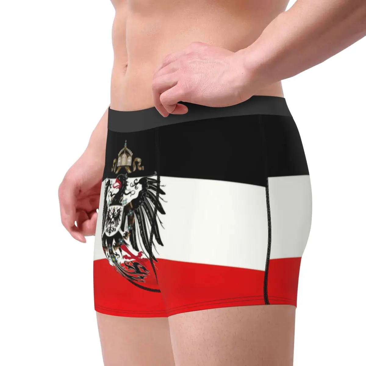 Custom Male Flag Of German Empire Underwear Germany Deutschland Germany Proud Boxer Briefs Breathbale Shorts Panties Underpants