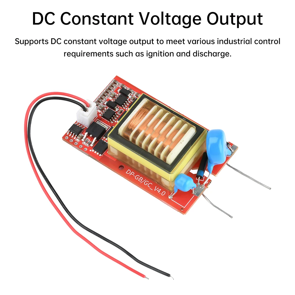 DC Pulse Generator Arc Generator DC 9-24V to DC 10KV-20KV Low Heat Small Volume Ignition Module Accessories DC Constant Voltage