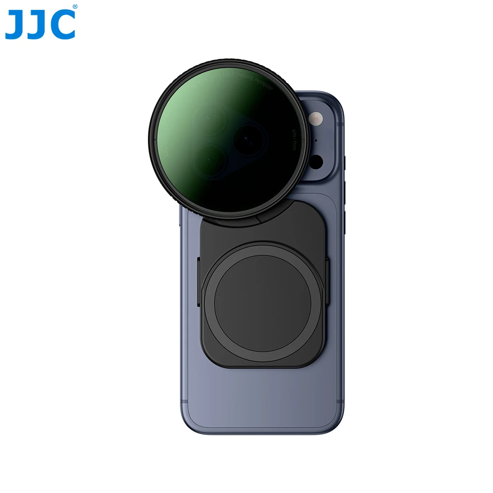 JJC Magnetic Phone Filter Mount Lens Filter Adapter for iPhone 17 Pro Max 17 16 15 14 Series with Cold Shoe 1/4