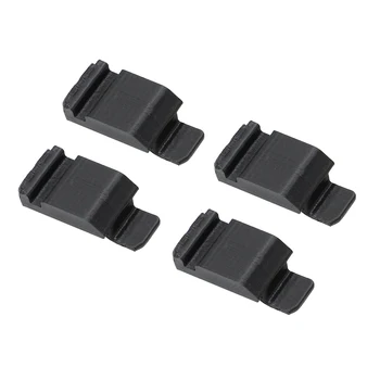 4 pçs suportes de fechadura da porta traseira dianteira para mercedes benz w123 w126 240d 280e 300d acessórios do carro fixar apenas borracha