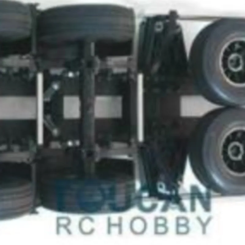 

TOUCAN 40Ft Container Chassis Trailer Painted 1/14 RC Tractor Truck Remote Control Car Outdoors Toy For Adults Model THZH0416