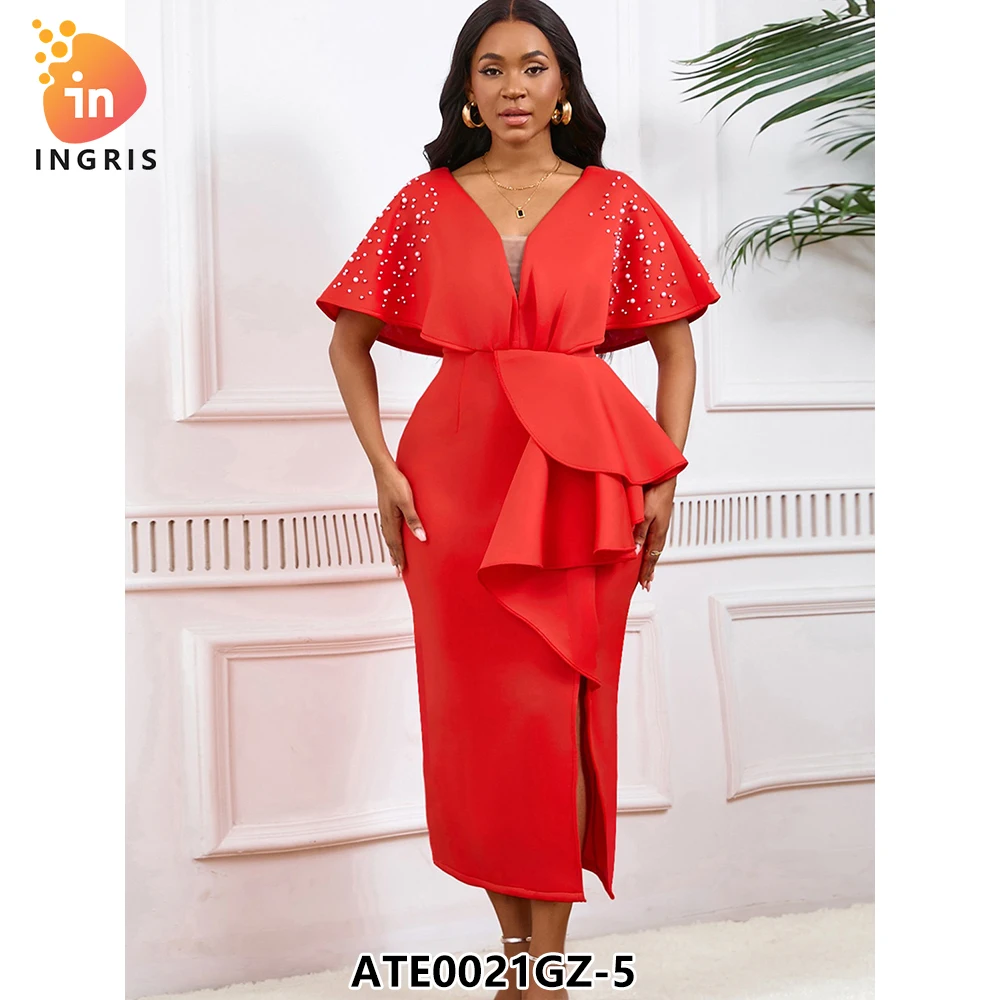 فستان زفاف 2024 فستان زفاف فرنسي خفيف فاخر على الكتف فستان سهرة صيفي خفيف-ATE0021GZ #5