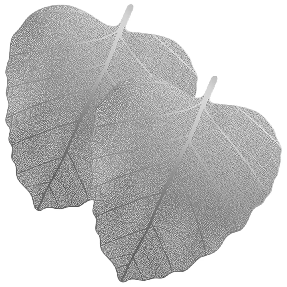 

2Pcs Leaf Shaped Tea Strainer Unique Design Stainless Steel Mesh Filter for Hot Tea No Dregs Household Cup Strainer