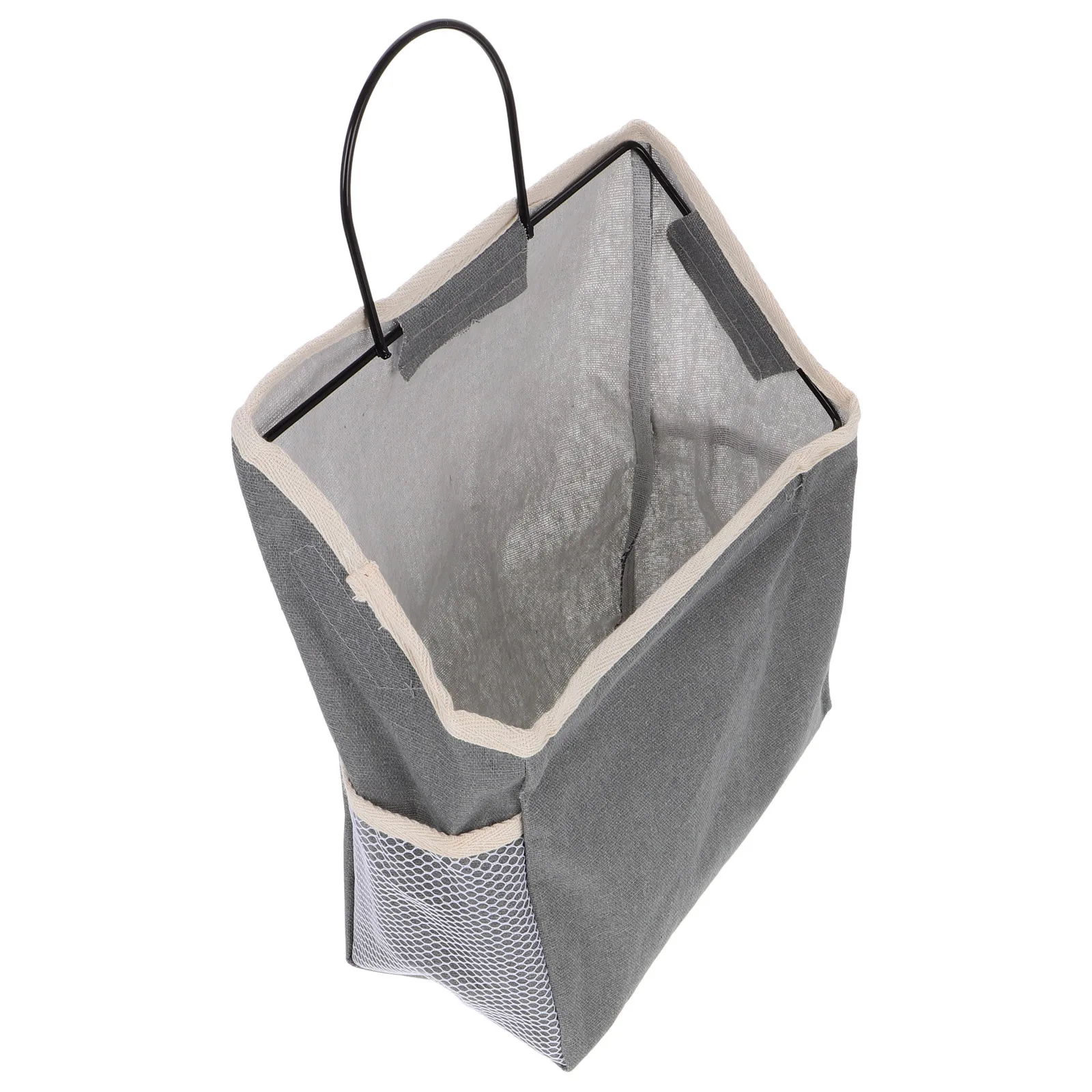 

Wall-Mounted Storage Bag Household Hanging Organizer with Large Pockets for Cosmetics Necklace Phone Shoes Grey Upgrade