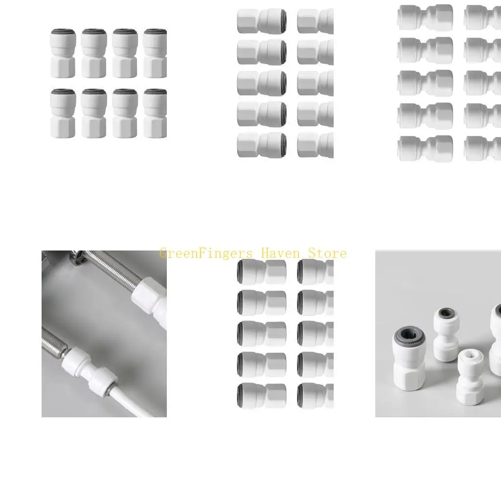 F68D Pack of 10 M11 Faucet Quick Connectors Adapters Easy Setups High Compatibility 2/3 Split Connection Daily Casual Use