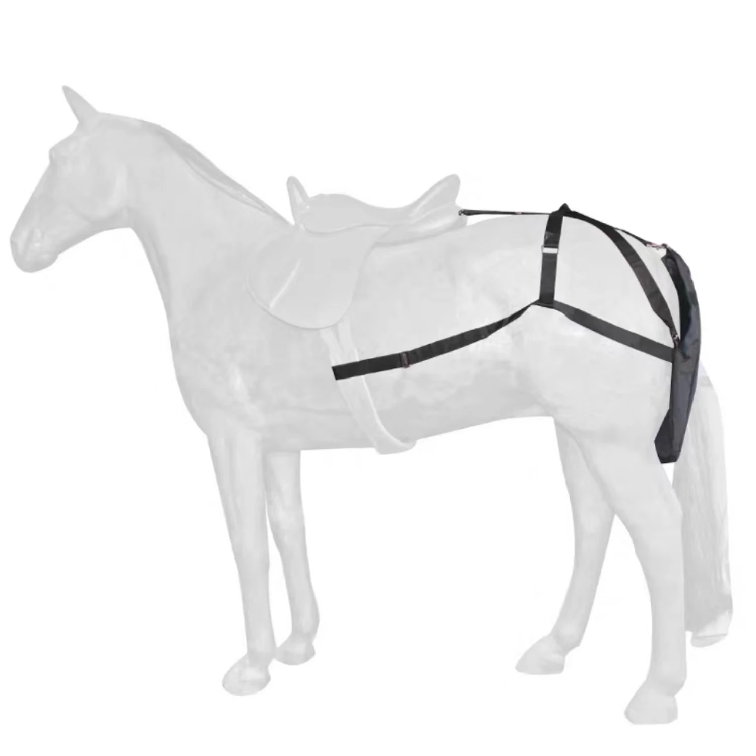 Equestrian equipment, horse manure and urine bags, horse cleaning stables, horse cleaning bags