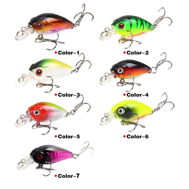 4.5cm 4g 1pcs Mini Minnow Fishing Lure Crank Wobblers Hard Bait Jig TopWater SwimBait Crankbait Carp Bass Pesca Fishing Tackle - view 5