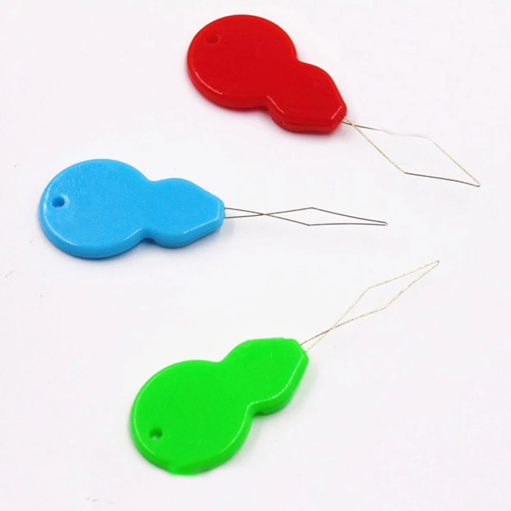 10/50/100pcs New DIY Bow Needle Threader Stitch Insertion Hand Machine Sewing Tool