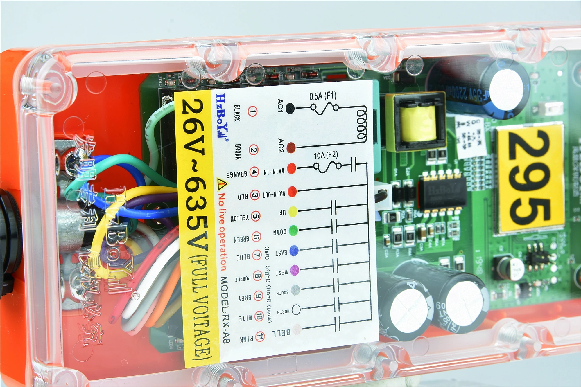 Imagem -04 - Controle Remoto sem Fio Industrial Guindaste para Baixo Rádio Impermeável F23 c Plus 868mhz