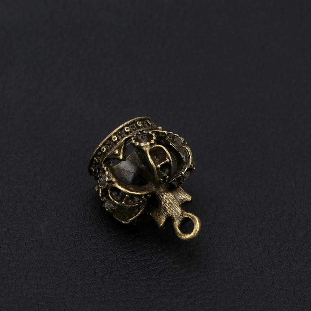 

10PCS Crown Pendant DIY Necklace Keychain Bracelet Vintage Jewelry Durable Charm Craft Supplies Girls Gifts Necklace