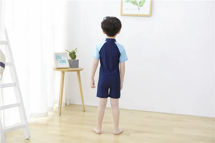 Cute Cartoon Children Swimsuit One Piece Quick Dry Swimwear for Boys and Girls Baby Swimming Suit - view 3