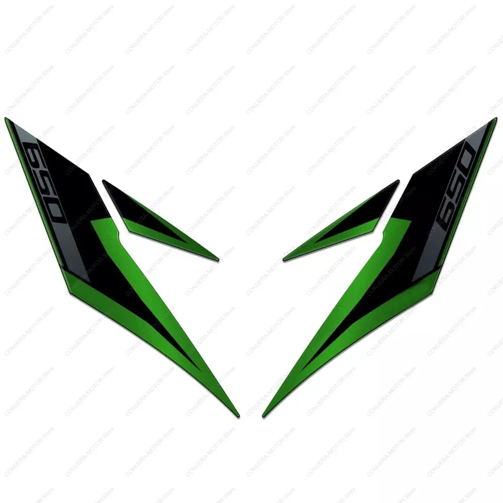 

For Versys 650 Motorcycle Tank Pad Sticker Front Protective Sticker 3d Epoxy Resin Sticker Set