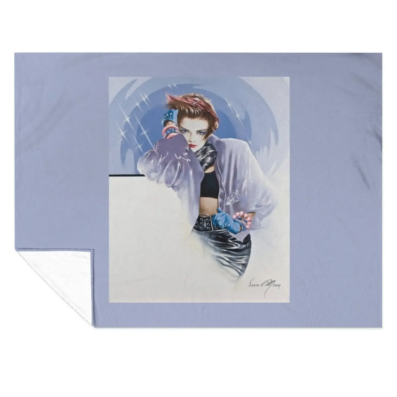 

Felicity Throw Blanket valentine gift ideas Plush for sofa funny gift Blankets