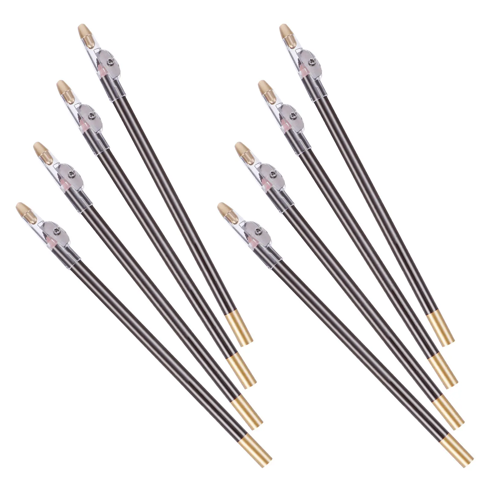 8Pcs Eyebrow Pencil with Sharpener Waterproof Eyebrow Makeup Pencil Natural Brow Definition Tool for Women Mothers Wives