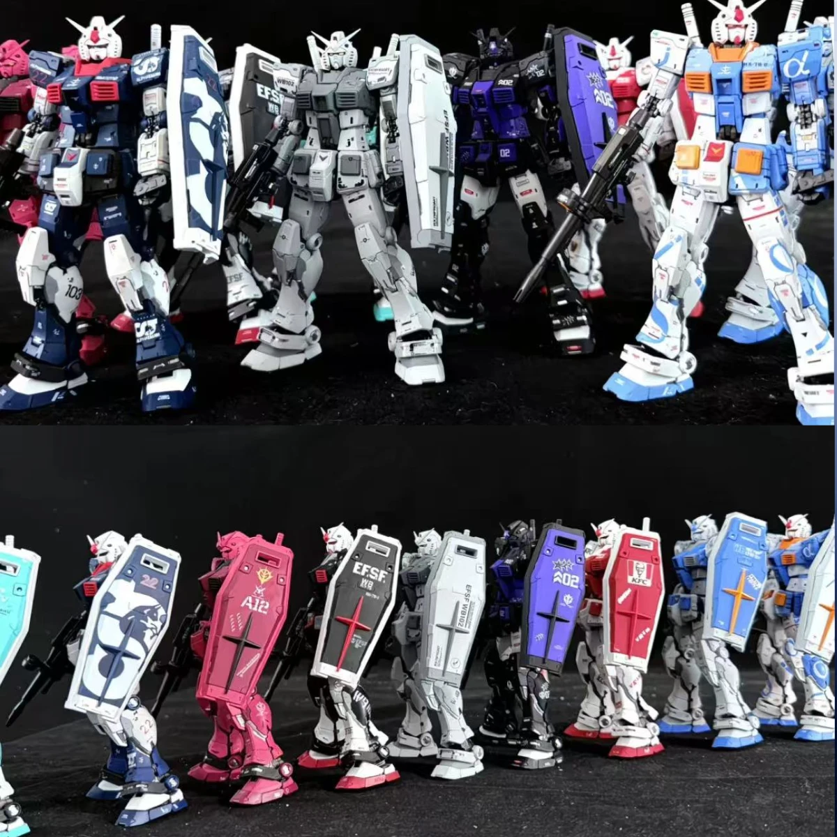 

Fat Cat Mg 1/100 Rx-78 2.0 Version (Rgu Type) Assembly Model Movable Joints Collectible Robot Kits Toys Models Kids Gift