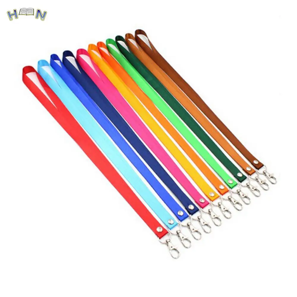 Lanyard Safety Breakaway For Mobile Phone USB Holder ID Name Badge Holder Keys Metal Clip 1PC Neck Strap