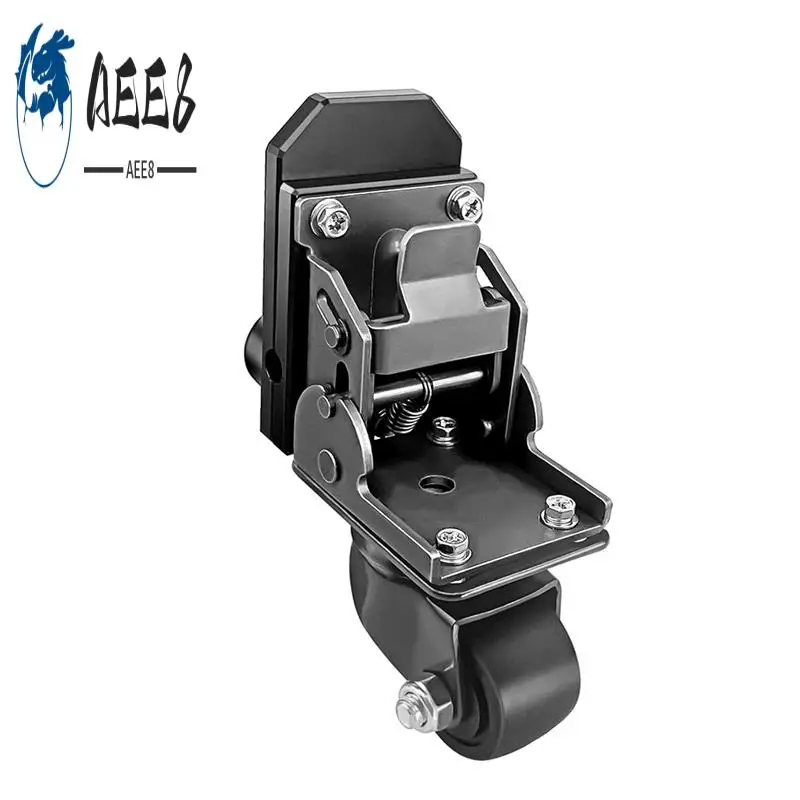 

AEE8-стальные строительные передние колеса, комплект жестких колес, подходящий для ящика для инструментов на колесиках для упаковочного ящика для инструментов, вместимость 200 фунтов