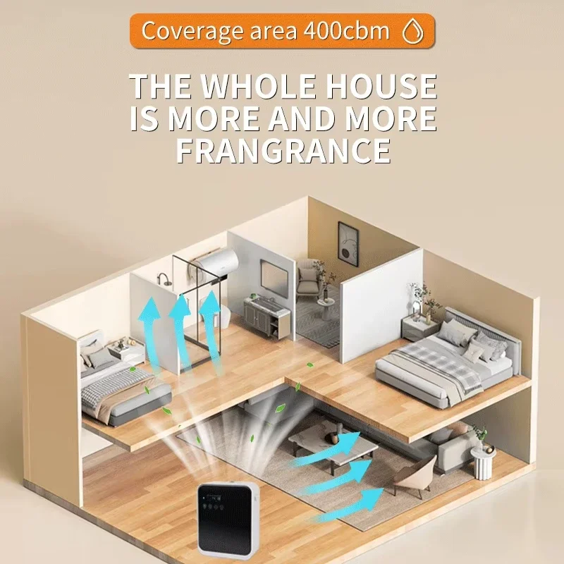 Máquina aromática de escritorio de 250ml, máquina difusora de aroma de aceite esencial para el hogar y Hotel con Control por aplicación Bluetooth inteligente