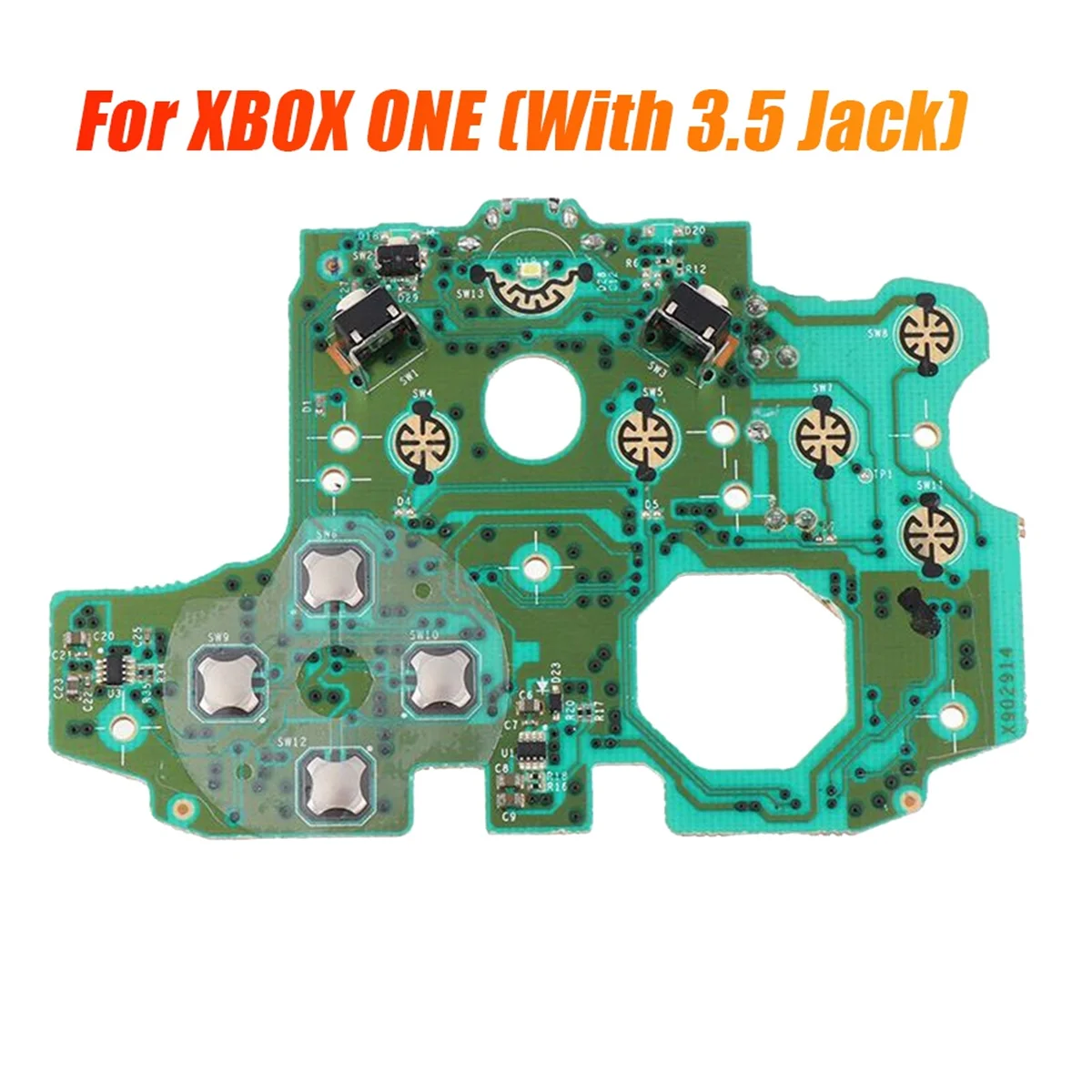 Circuit Board Handle LB RB Button Board for Xbox One with 3.5 Jack Handle Power Supply Panel Game Controller Repair Part