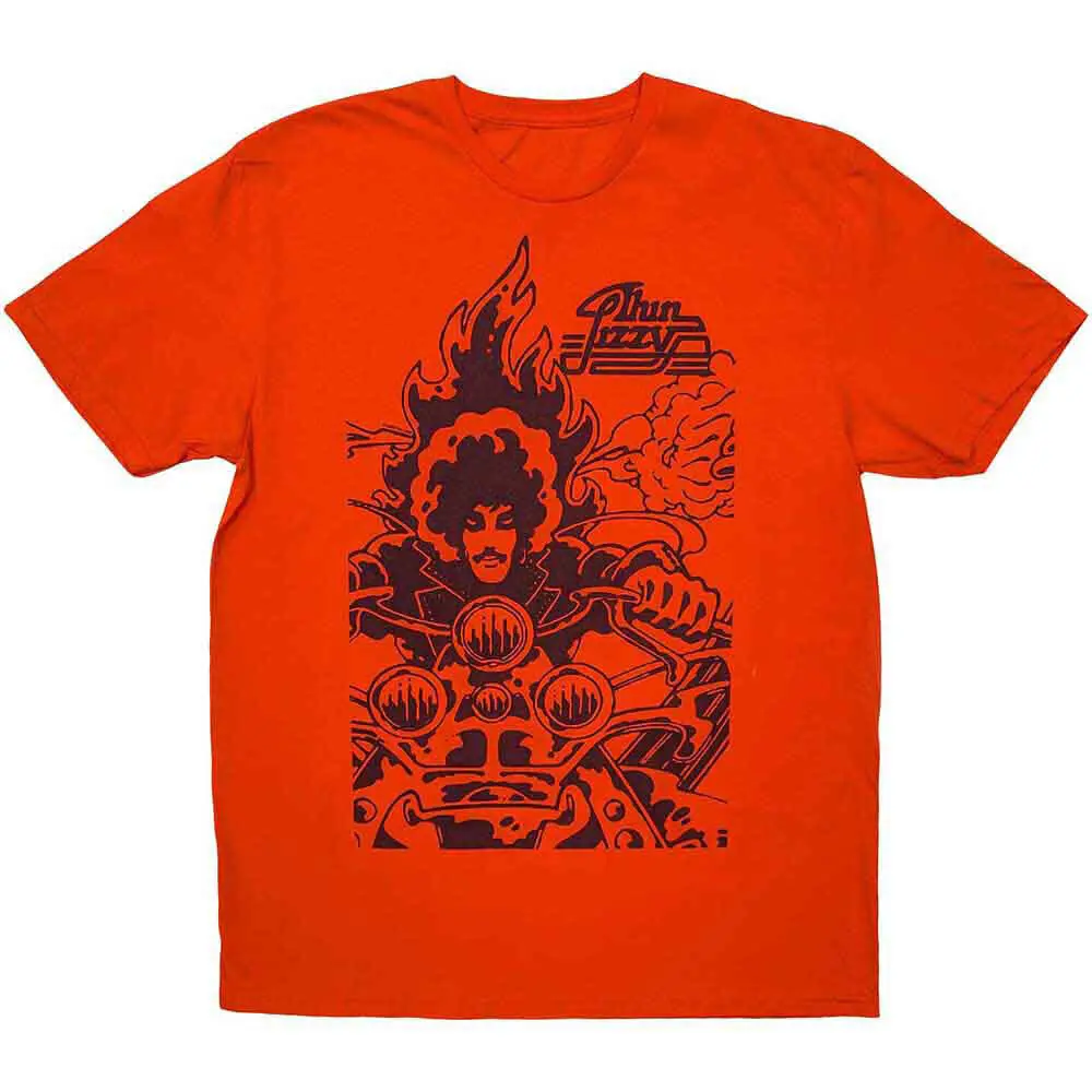 

Men'S Thin Lizzy The Rocker T Shirt Xx Large Orange