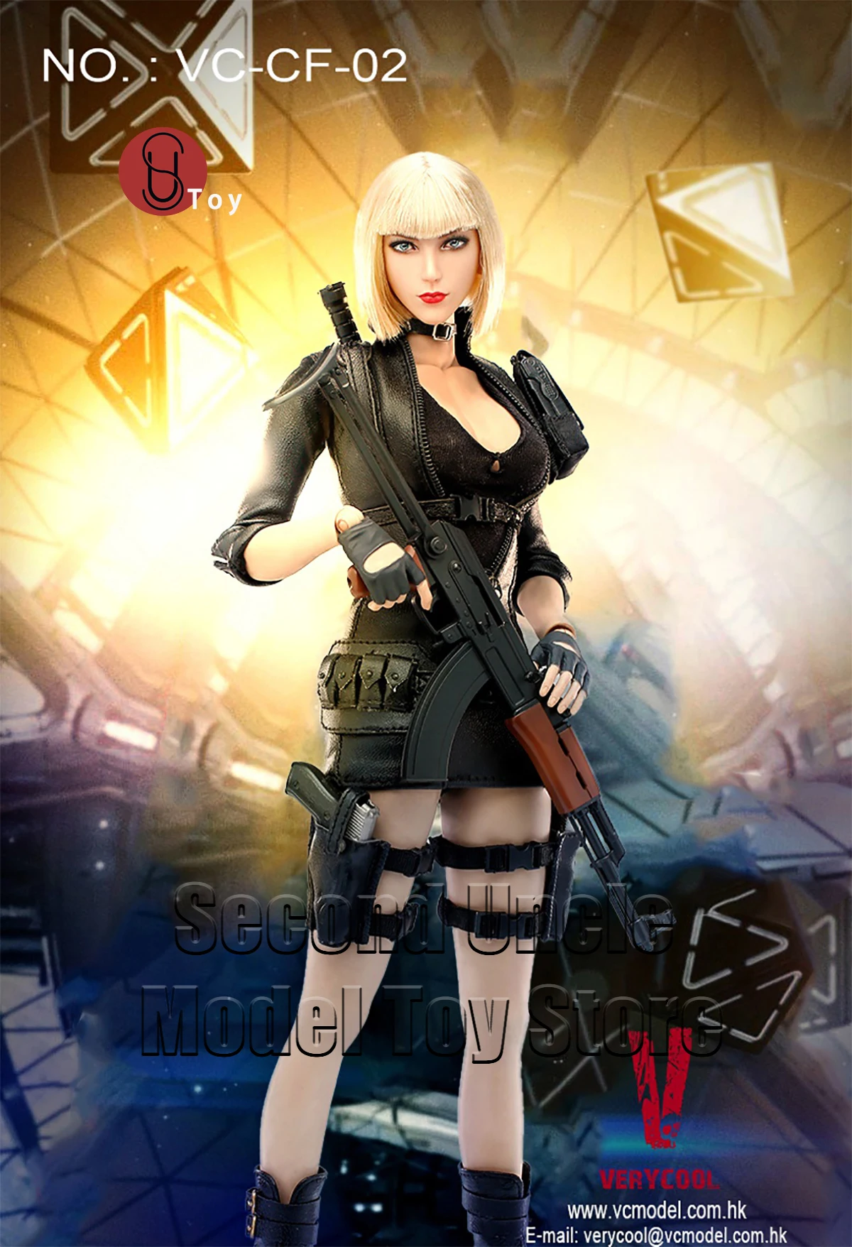 

VERYCOOL VC-CF-02 1/6 Mandala Female Soldier Game character 12'' Action Figure Full Set Collectible Model Toys Gift