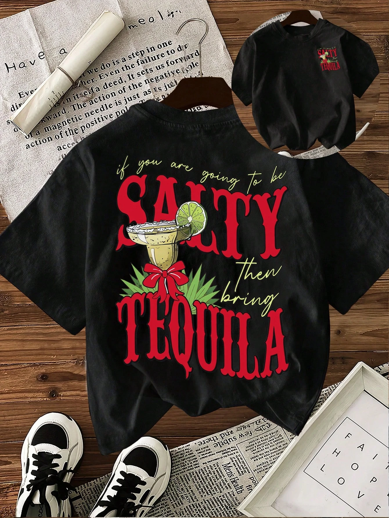 

Cocktail Graphic Printing Summer Autumn Winter Cotton Casual Comfort Men's and Women's T-Shirts Short Sleeves Outdoor Sports