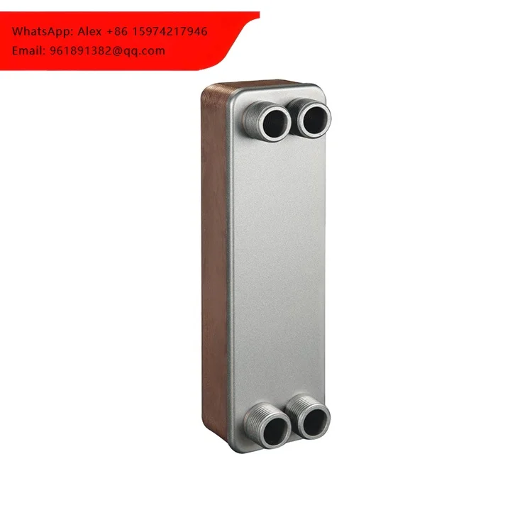 

FHC030B 5*12 Inch With NPT Male Thread For American Market Brazed Plate Heat Exchanger With Certificate