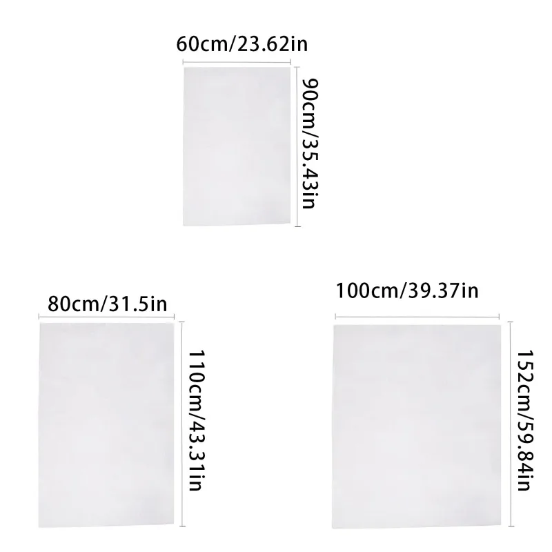 5/10pcs PE Dustproof Clear Storage Bags Large Capacity Moving Bags For Clothes Packing Luggage Bike Blanket Plush Toys-3 Size