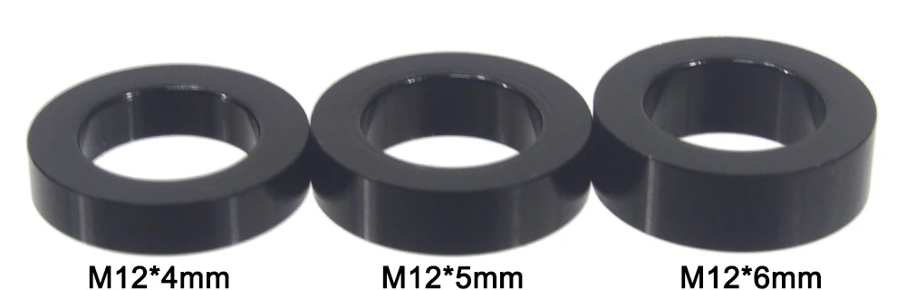 HEPPE Fahrrad Steckachse Unterlegscheibe M12 M15 Achse Spacer MTB Rennrad Nabenrohr Welle Spieß Spacer 0,5mm 1,5mm 3mm 4mm 5mm 6mm Dicke – Detail 17