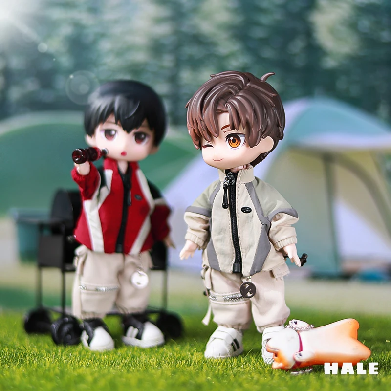 OB11 Puppe Outdoor Jacken Anzug Kleidung Und Hosen Anzug Für Ob11 1/12 Puppe Outfit Täglichen Casual Zubehör Für Kinder Diy