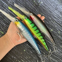 160mm 72g büyük ağır Trolling yüzer Minnow cazibesi uzun dudak deniz suyu alabalık yapay yem dalış Swimbait Pesca balıkçılık malzemeleri