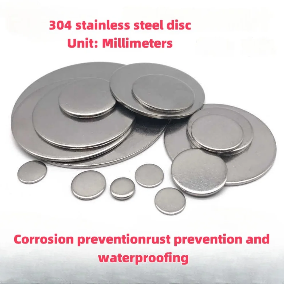 Stainless Steel Circular Plate Diameter 50-500mm 304 Rust Proof Circular Flat Plate  Thickness 0.5-70mm