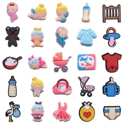 Baby Feeding Shoe Charms for Crocs Sandals Kids Clogs Pins Girls Badges Men Jeans Women Decorations Buckle Shoes Accessories